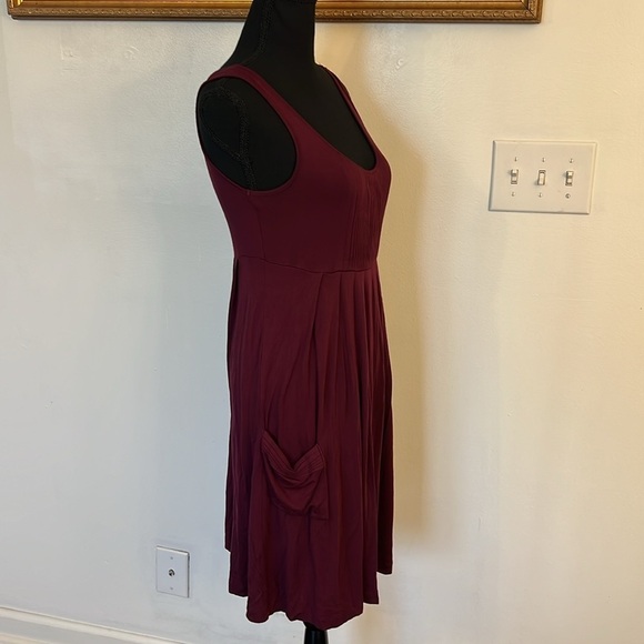 Calvin Klein Sleeveless Pleated Midi Dress with Pockets, Sz. 6. - Picture 3 of 10